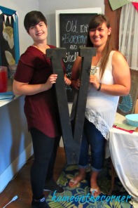 woodland bridal shower bride and maid of honor